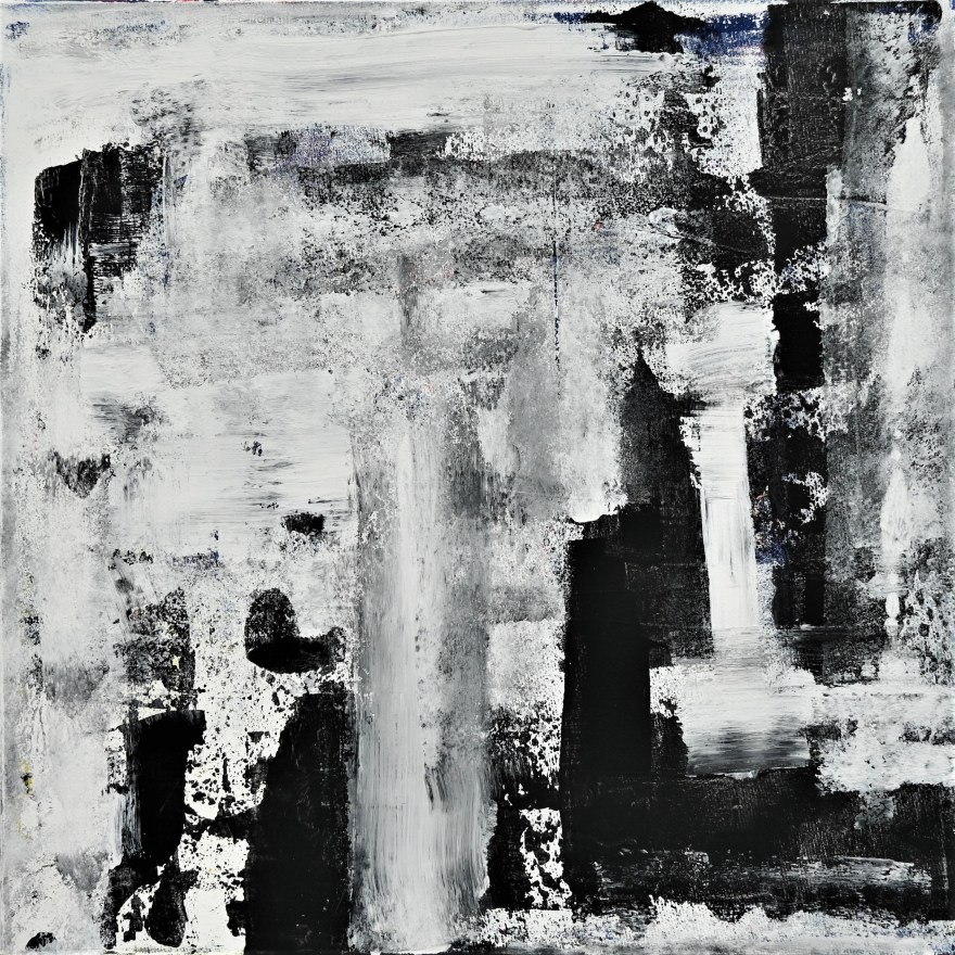 Black&White abstract painting