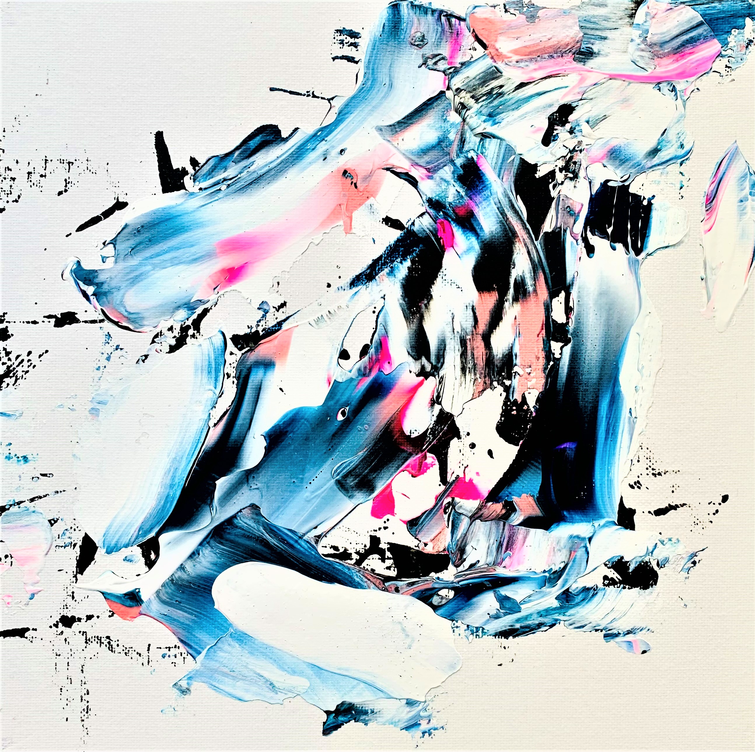 Abstract artwork acrylic