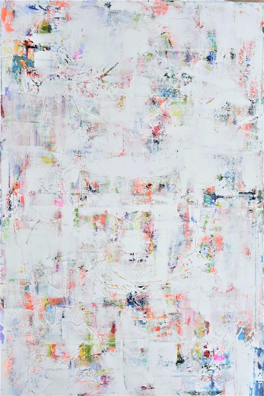 Abstract artwork acrylic