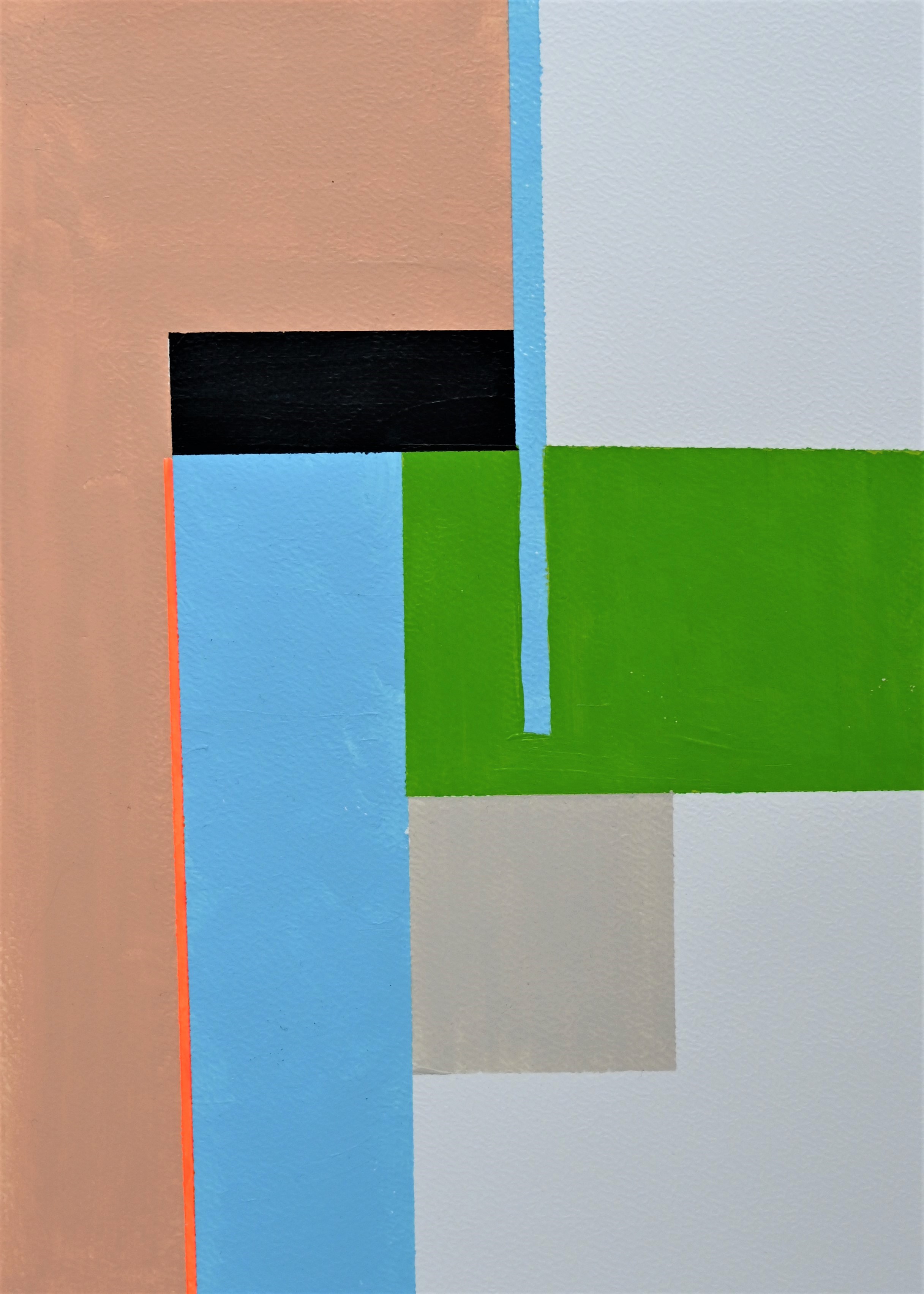 Abstract artwork acrylic