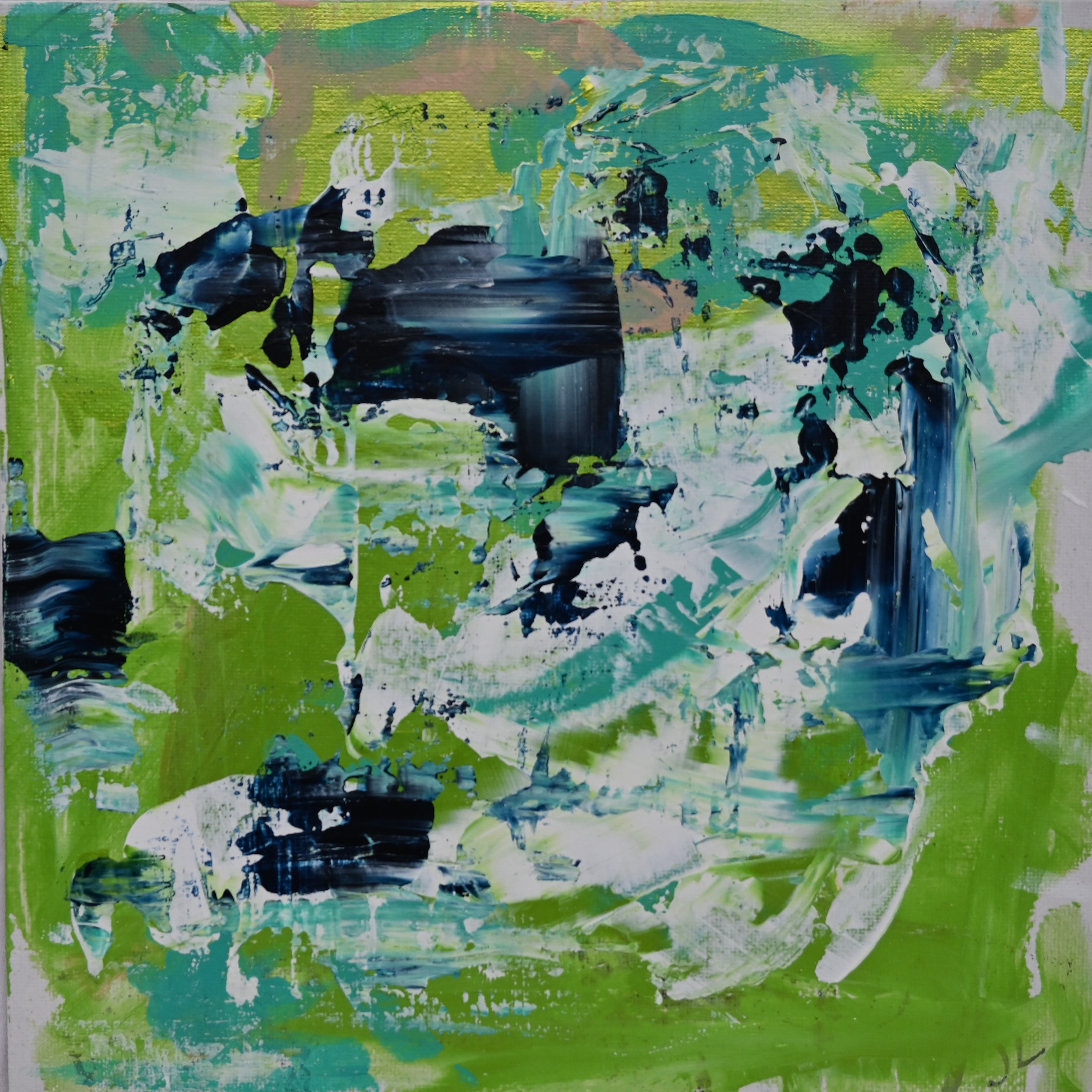 Abstract artwork acrylic