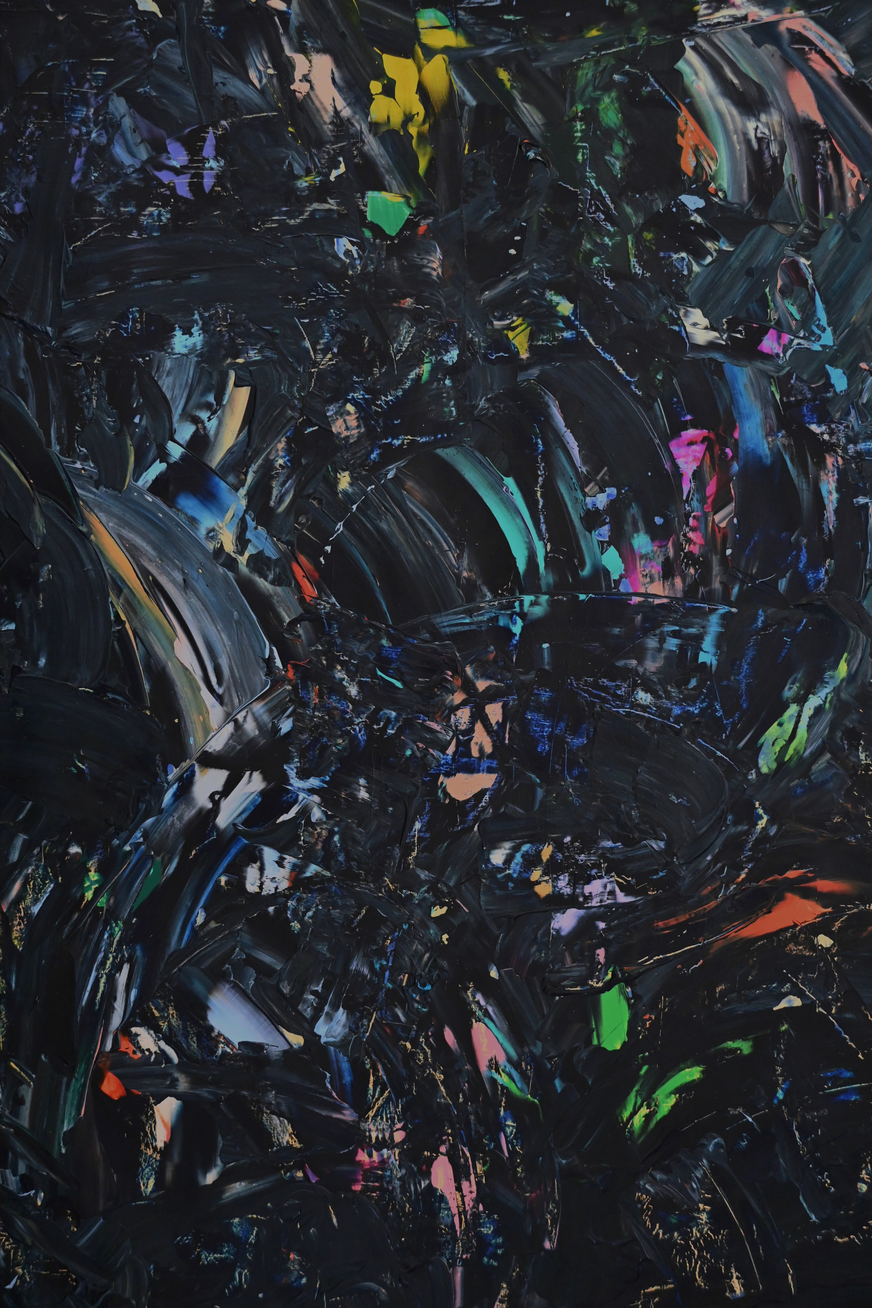 Abstract artwork acrylic