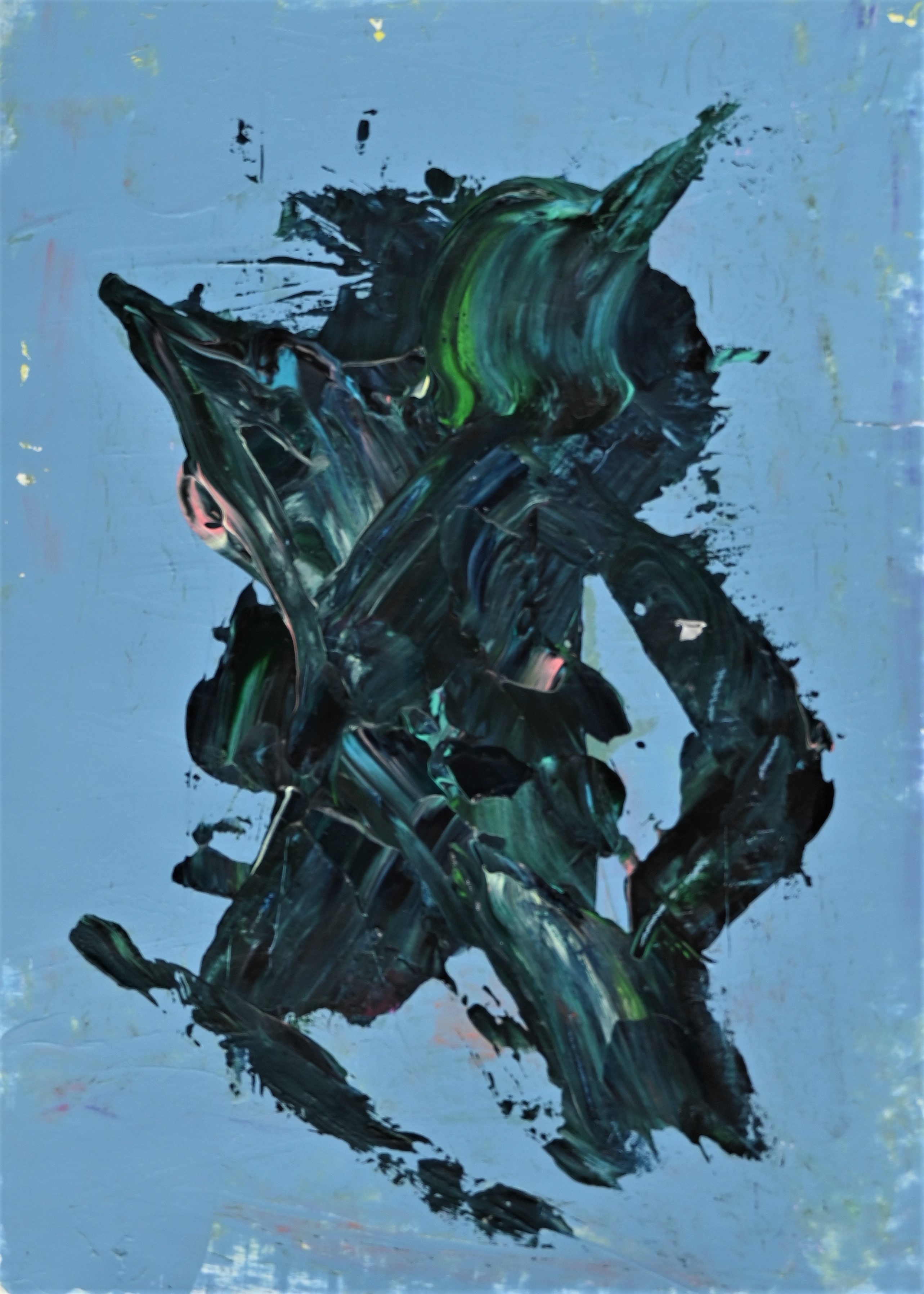 Abstract artwork acrylic