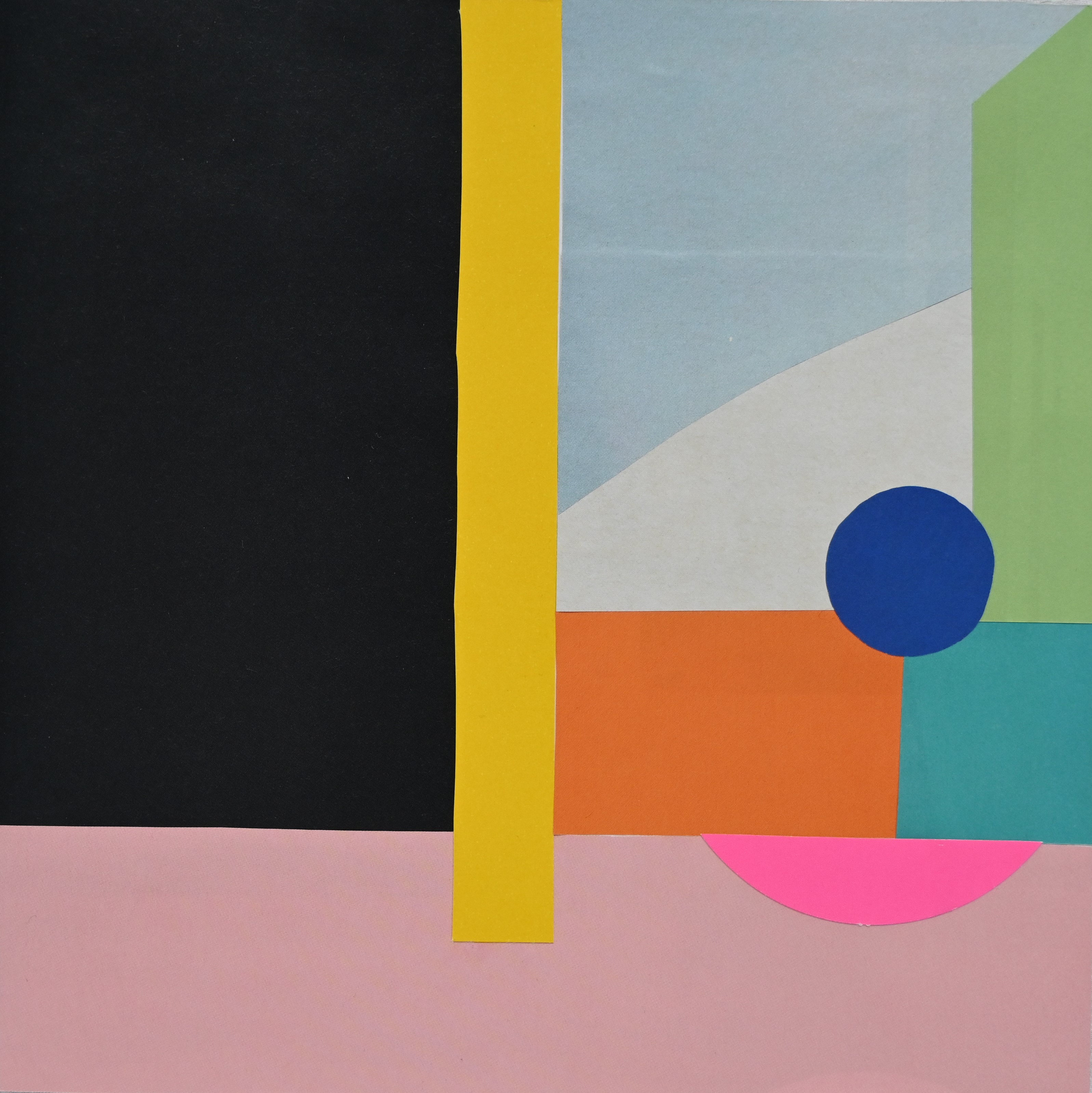 Abstract artwork colourful collage