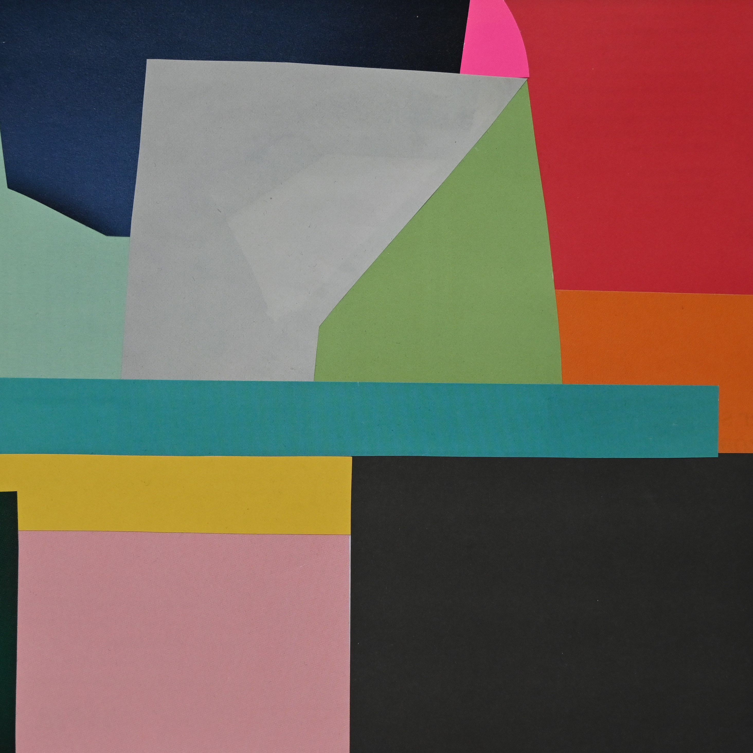 Abstract artwork colourful collage