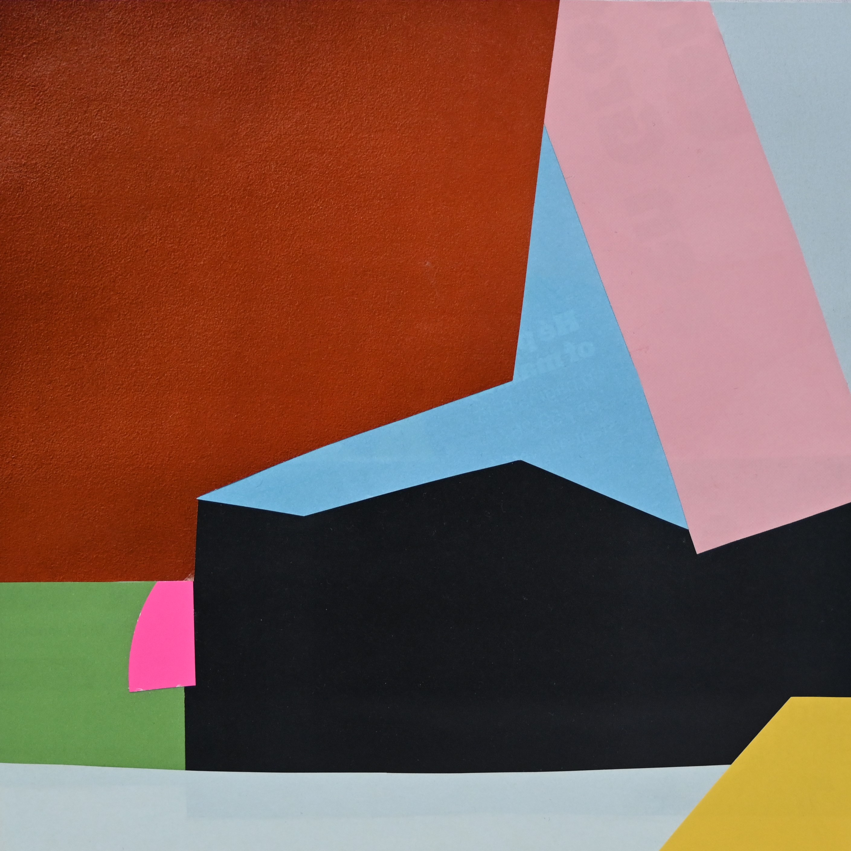 Abstract artwork colourful collage