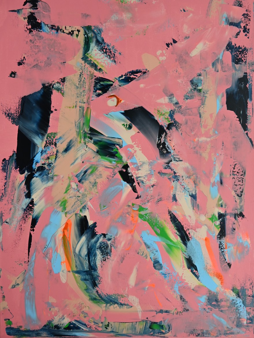 Abstract artwork acrylic