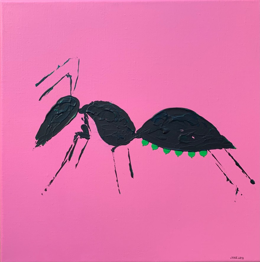 Abstract artwork acrylic