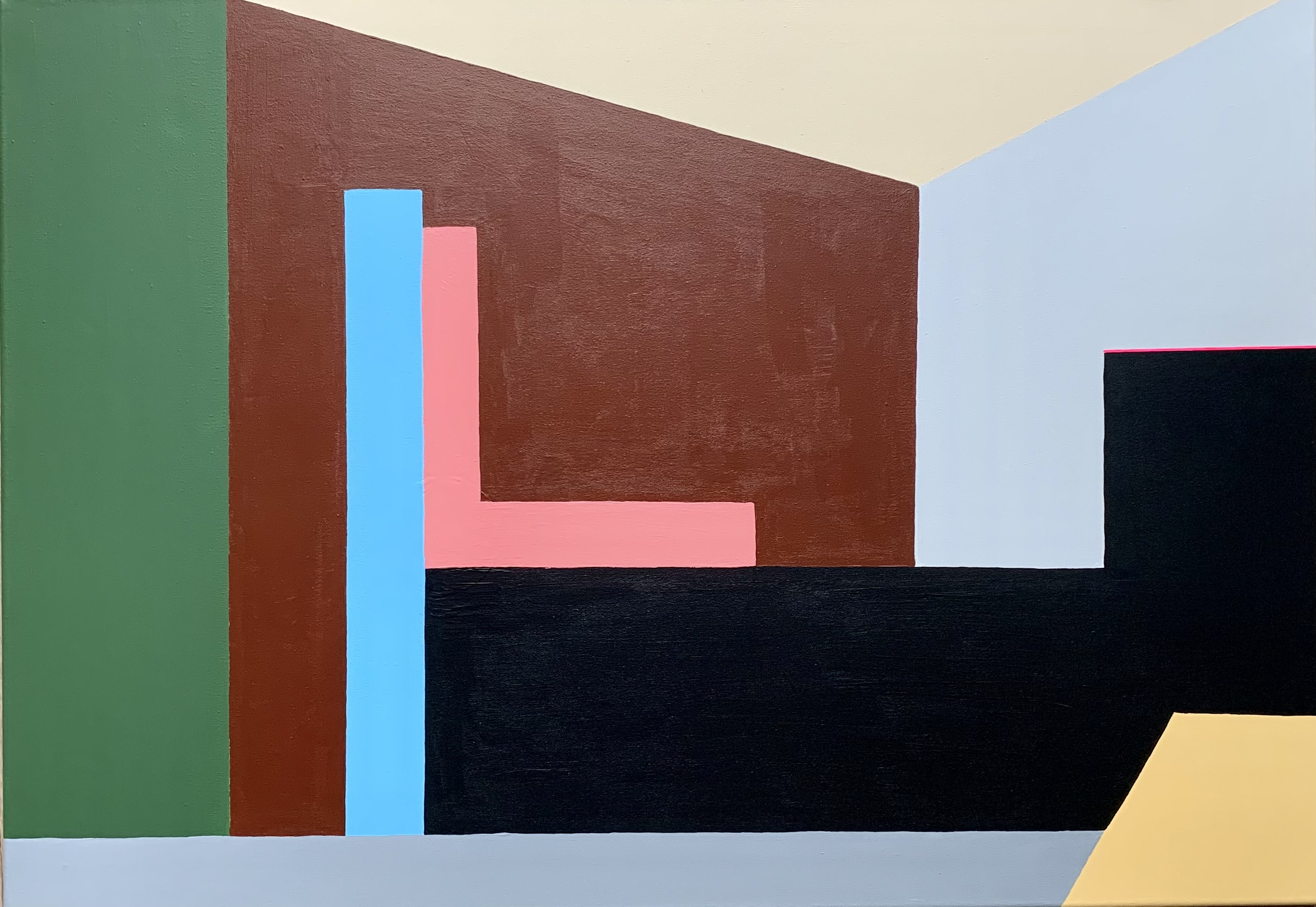 Abstract artwork acrylic geometric