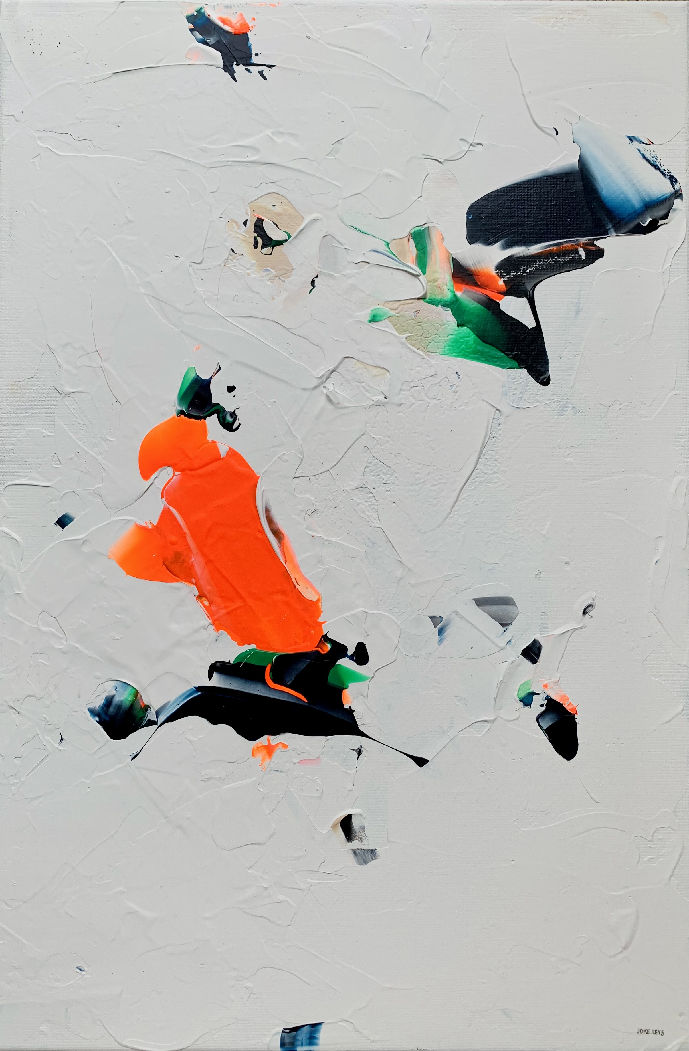 Abstract artwork acrylic