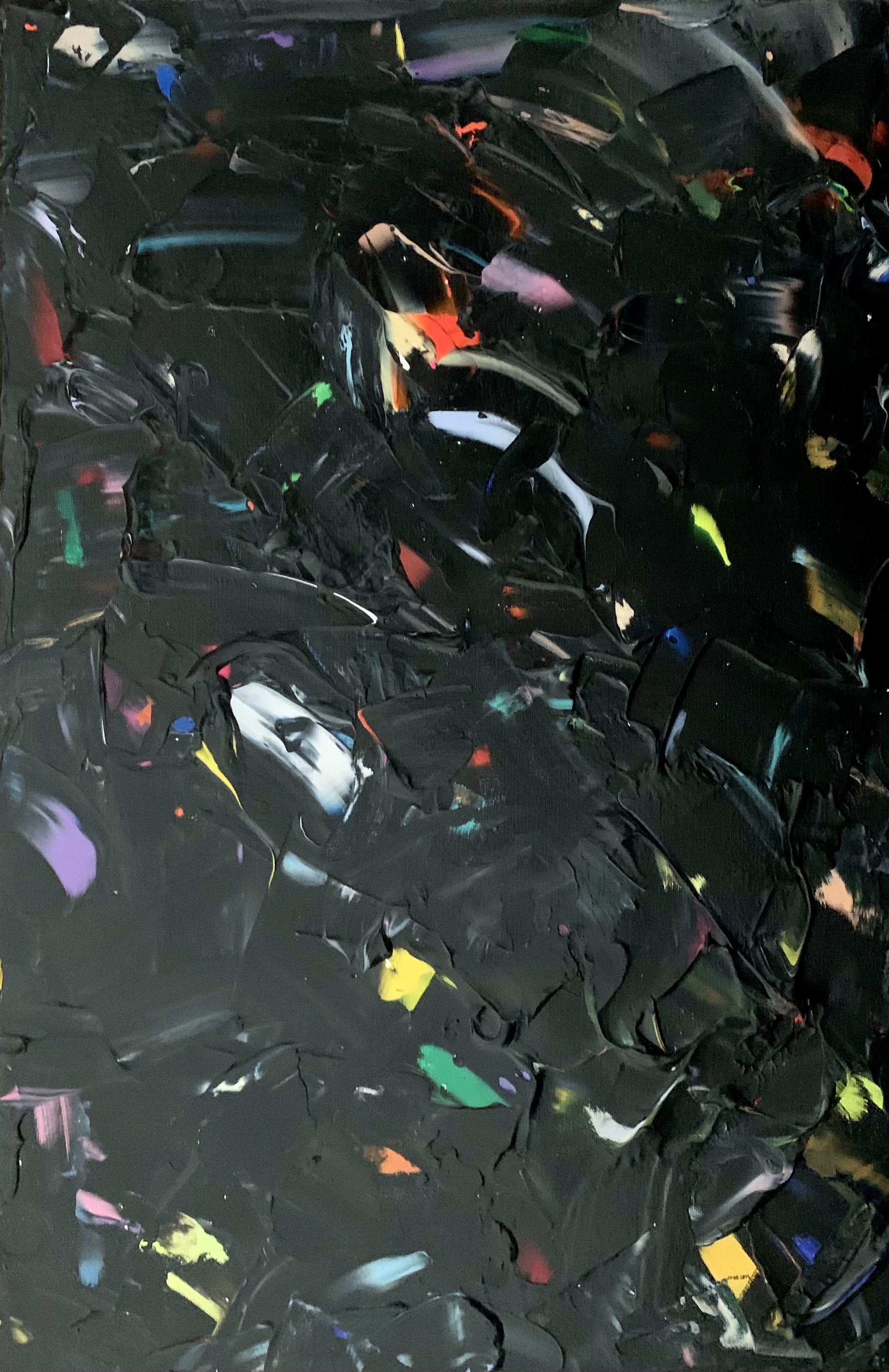 Abstract artwork acrylic